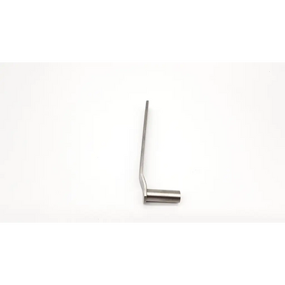 Zimmer 1180-50 silver l-shaped angled drill guide with cylindrical handle for precise drilling tasks