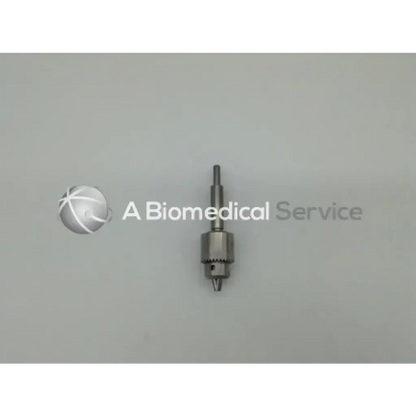 Stainless steel surgical drill bit with threaded chuck and pointed tip for Zimmer trinkle jacobs chuck attachment