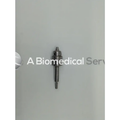 Silver metallic surgical drill bit with threaded chuck and tapered shank for zimmer 1368 08 trinkle jacobs chuck attachment