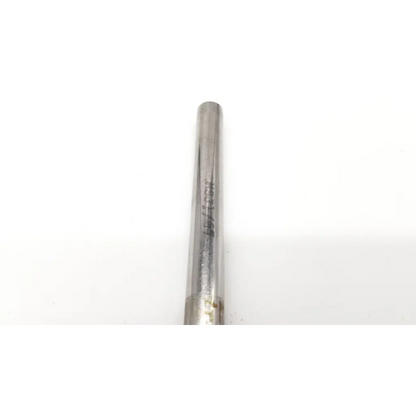 Zimmer 195-02 knowles pin wrench cannulated with metallic silver finish and engraved markings on a cylindrical drill bit