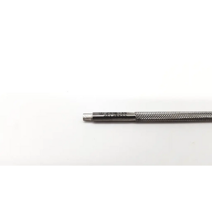 Silver-colored metal screwdriver with textured grip and engraved markings for Zimmer 2446-39 sharp hook da54-218 use