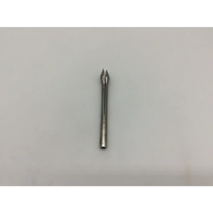 Zimmer 819-02 collet silver metal drill bit with split-point tip and cylindrical shaft for collet ac4-156 use