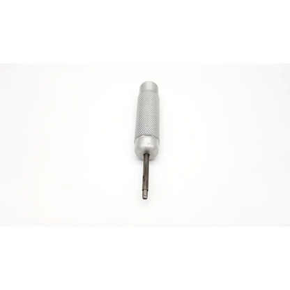 Zimmer hall 1365-05 orthopedic hex head allen wrench with silver textured handle and metallic hex head allen shaft