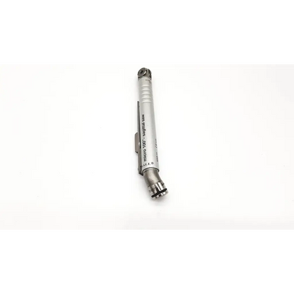 Zimmer hall 5053-11 micro 100 sagittal saw with silver metallic textured grip and precision-engineered blade housing da26-21