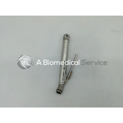 Zimmer hall surgical micro 100 sagittal saw orthopedic silver surgical saw with textured grip and engraved markings