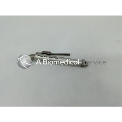Zimmer hall 5053-11 surgical micro 100 sagittal saw orthopedic with silver spherical handle and metallic blade