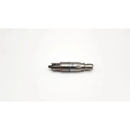 Silver surgical drill bit with textured grip and colored bands in zimmer hudson reamer pro2047 product image