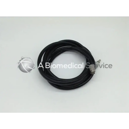 Black coiled medical cable with metallic connector for zimmer linvatec hall surgairtome two pneumatic set