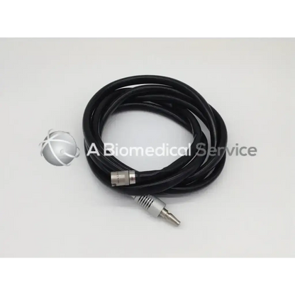 Black coiled medical cable with metallic connectors for zimmer linvatec hall surgairtome two pneumatic set