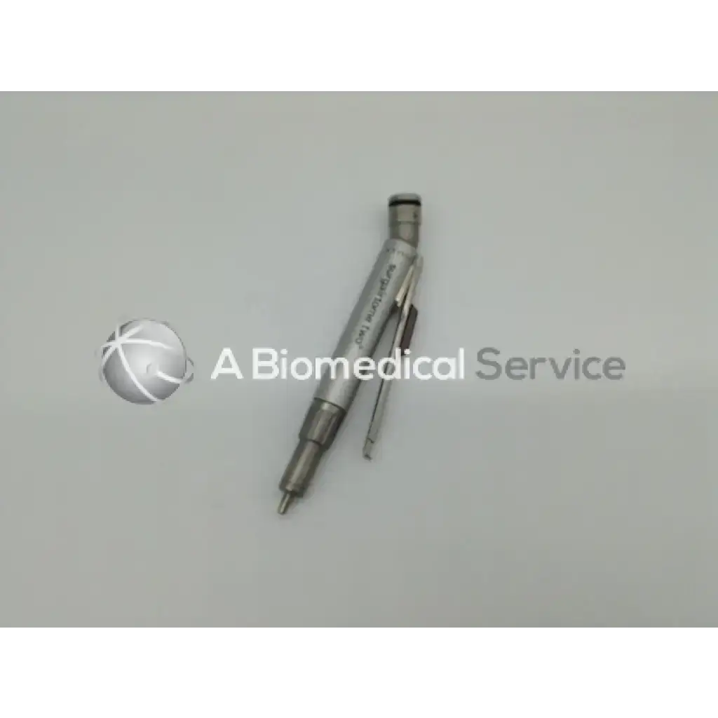 Silver surgical instrument with sleek metallic finish and tapered design from zimmer linvatec hall surgairtome two set