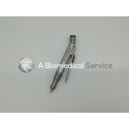 Silver surgical instrument with sleek metallic finish and tapered design from zimmer linvatec hall surgairtome two set