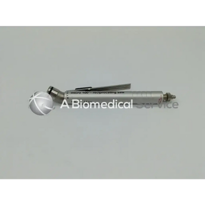 Silver micro 100 reciprocating saw with spherical handle and metallic parts in zimmer linvatec hall surgairtome two set