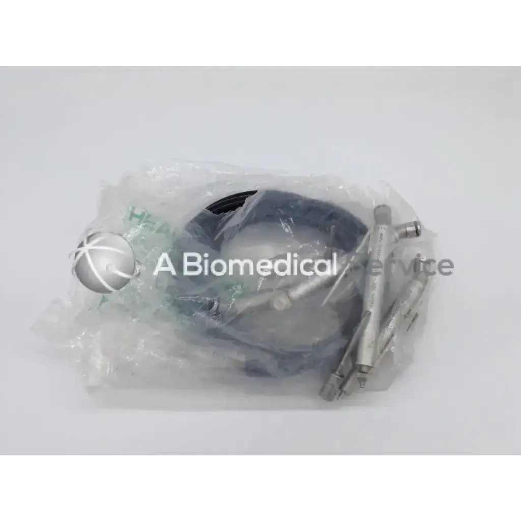 Silver surgical instrument set in clear plastic packaging for zimmer linvatec hall micro 100 pneumatic surgairtome two