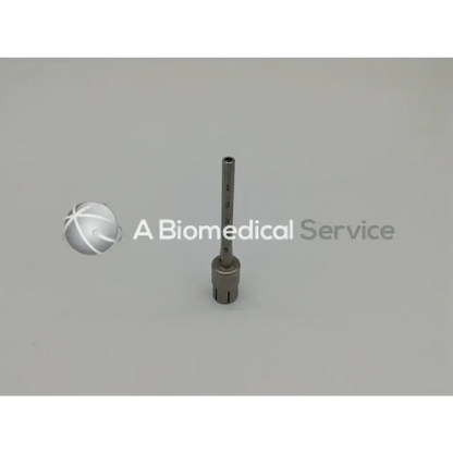 A metallic zimmer linvatec hall micro 100 pneumatic surgairtome two instrument with numbered shaft and fluted base