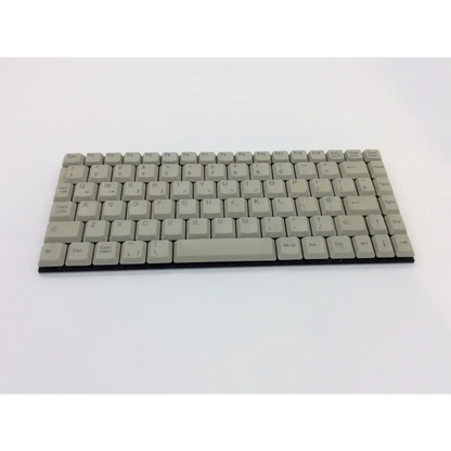 Beige zippy k1-20a2-us02 mechanical keyboard with minimalist design and black frame for efficient typing