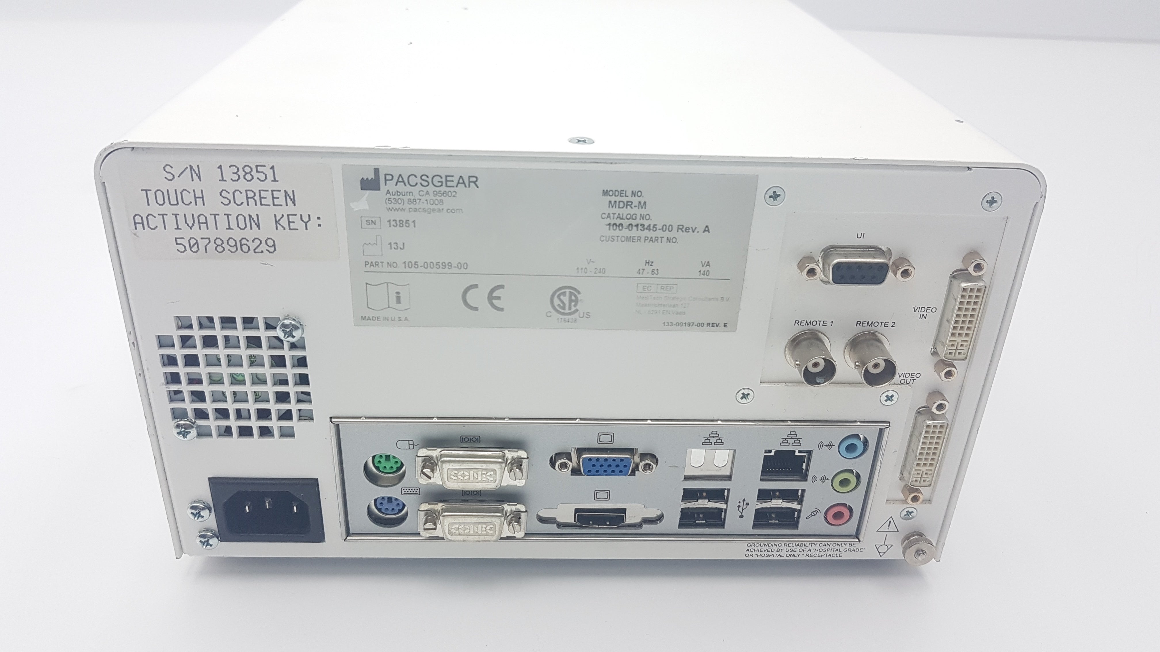 Load image into Gallery viewer, A Biomedical Service PacsGear MDR-M 13851 Medical Digital Recorder 65.00