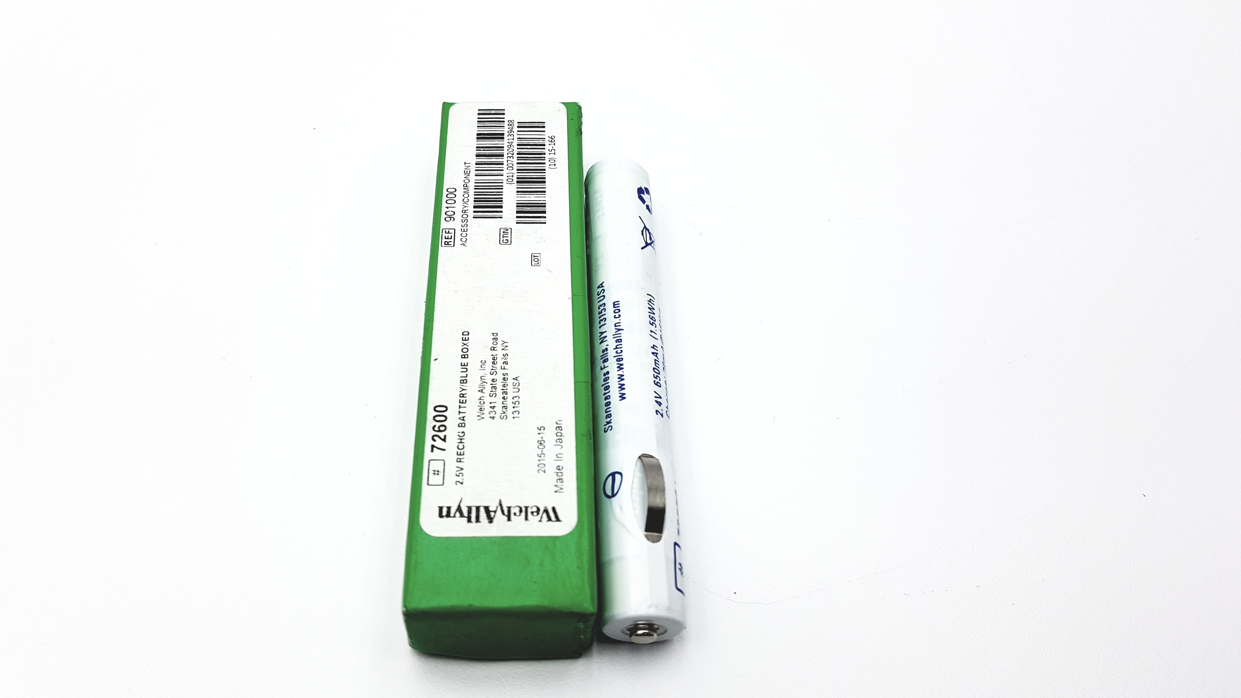 Load image into Gallery viewer, A Biomedical Service Welch Allyn 72600 Recycle Battery 2.4V 650mAh (1.56 Wh) 60.00
