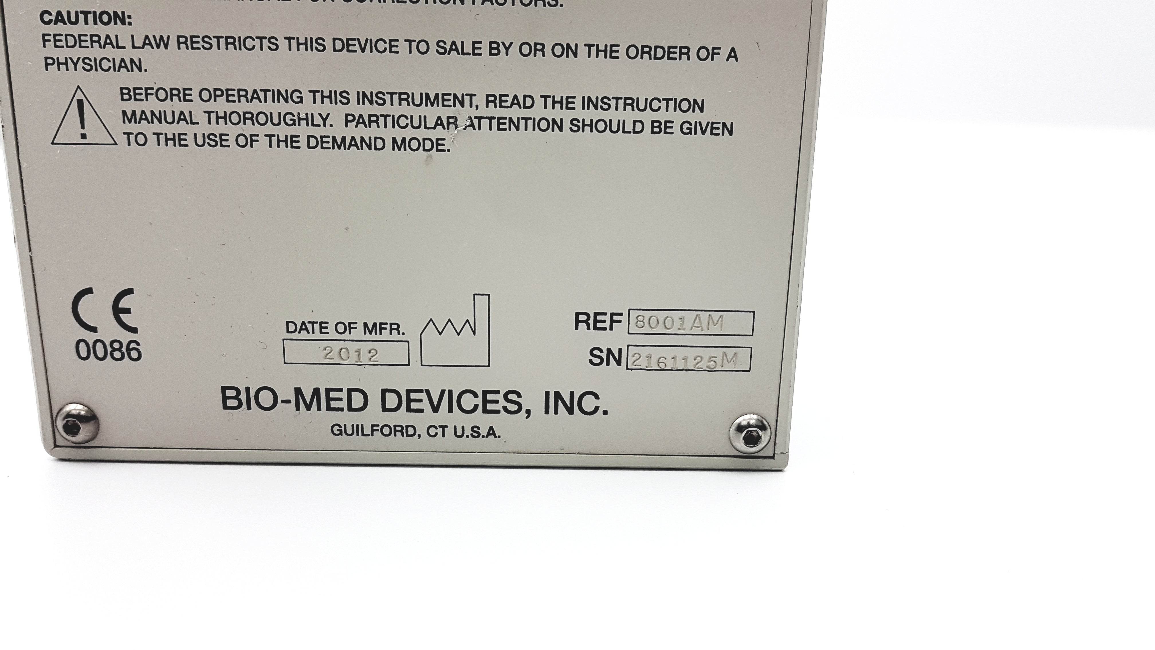 Load image into Gallery viewer, A Biomedical Service Bio-Med Devices BMD IC-2A Vent System 500.00