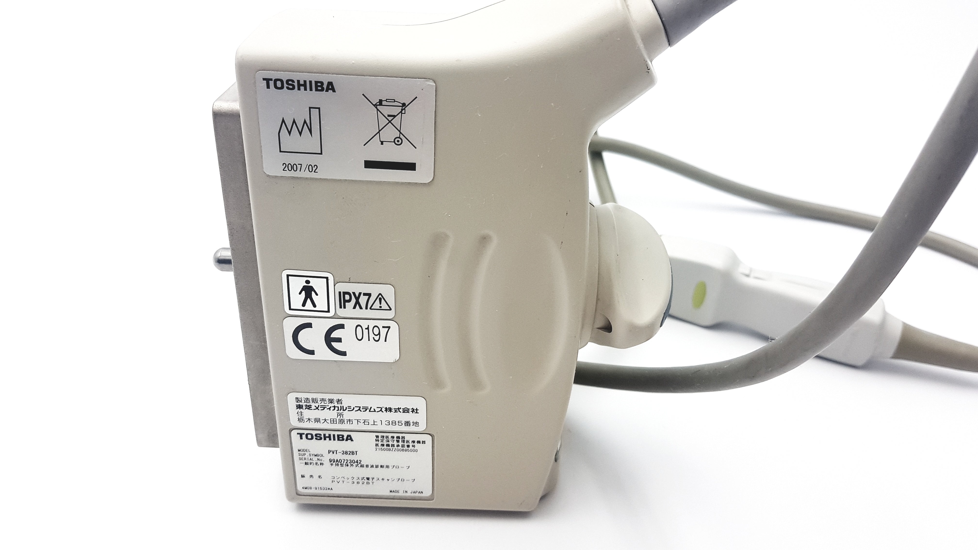 Load image into Gallery viewer, A Biomedical Service Toshiba PVT-382BT Transducer Ultrasound Probe 950.00