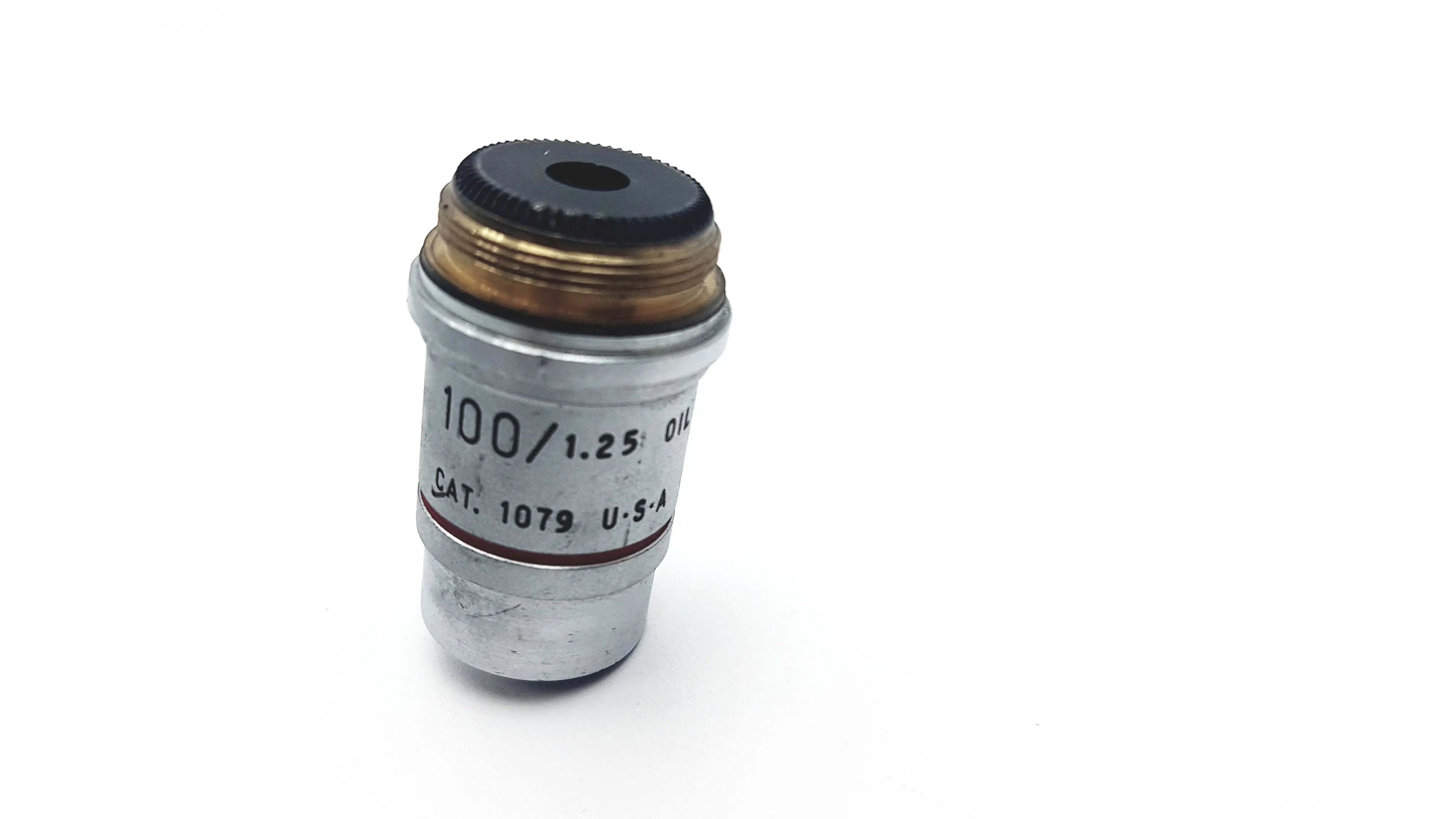 Load image into Gallery viewer, A Biomedical Service Achromat 100/1.25 CAT 1079 Microscope Objective Lense 55.00