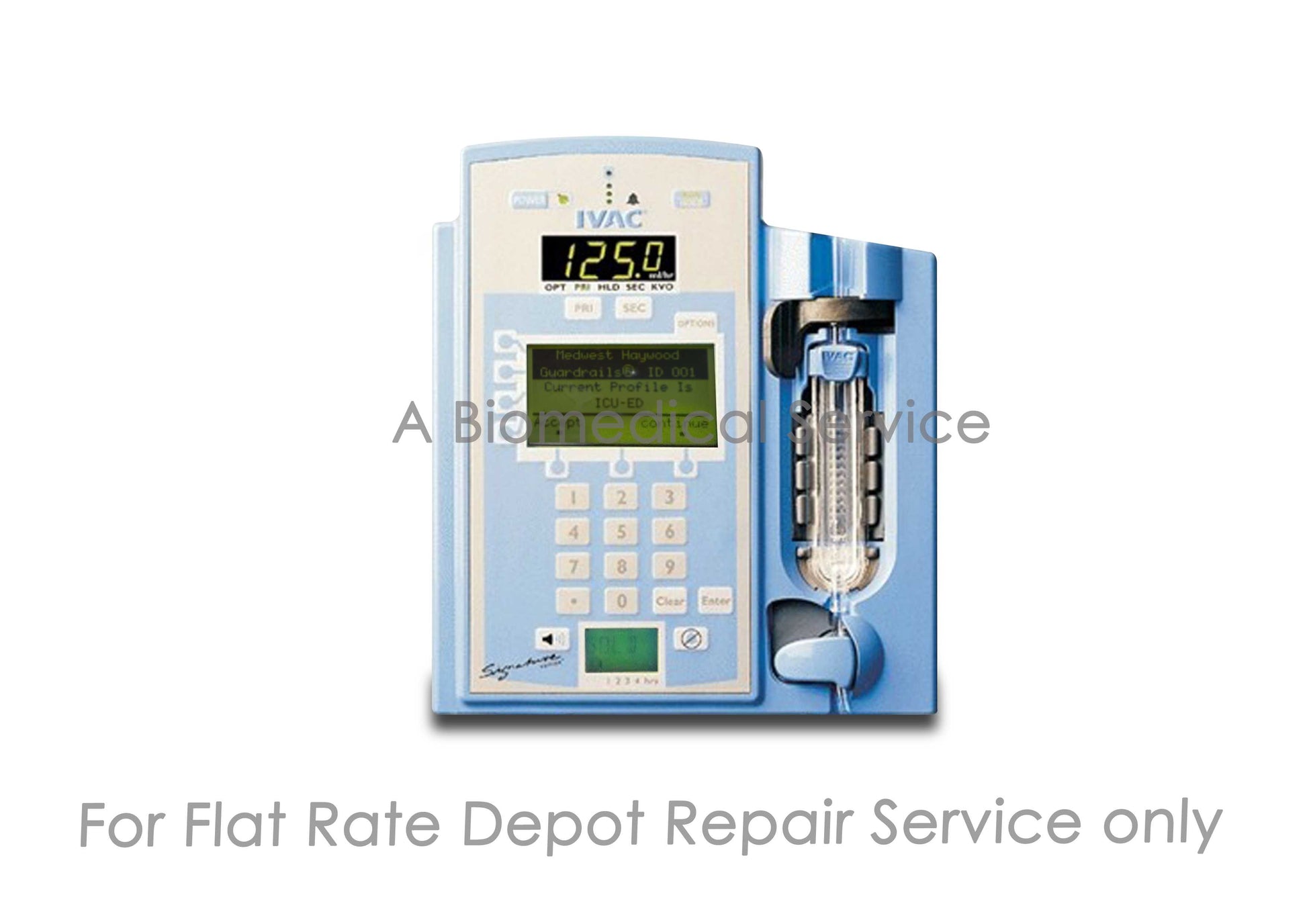 Alaris IVAC Signature Gold Series Infusion Pump Repair Service Alaris