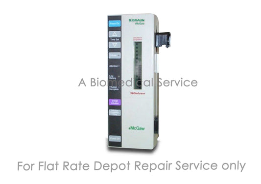 B Braun McGaw 360 Infuser Repair Service B Braun