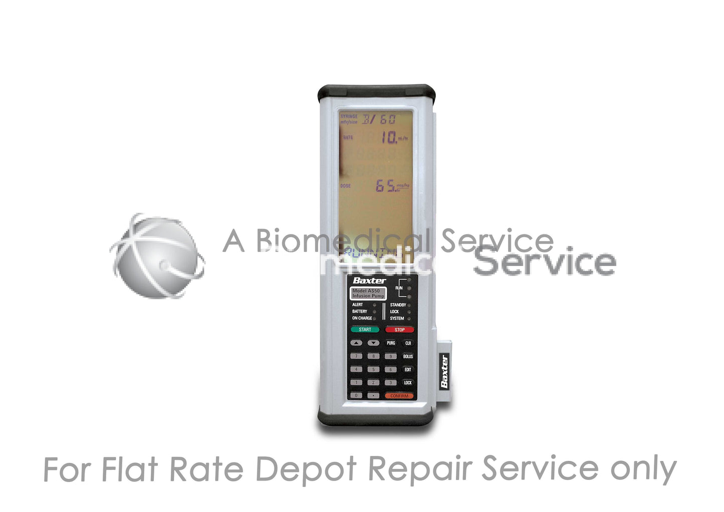 Baxter AS50 Digital Syringe Pump Repair Service Baxter