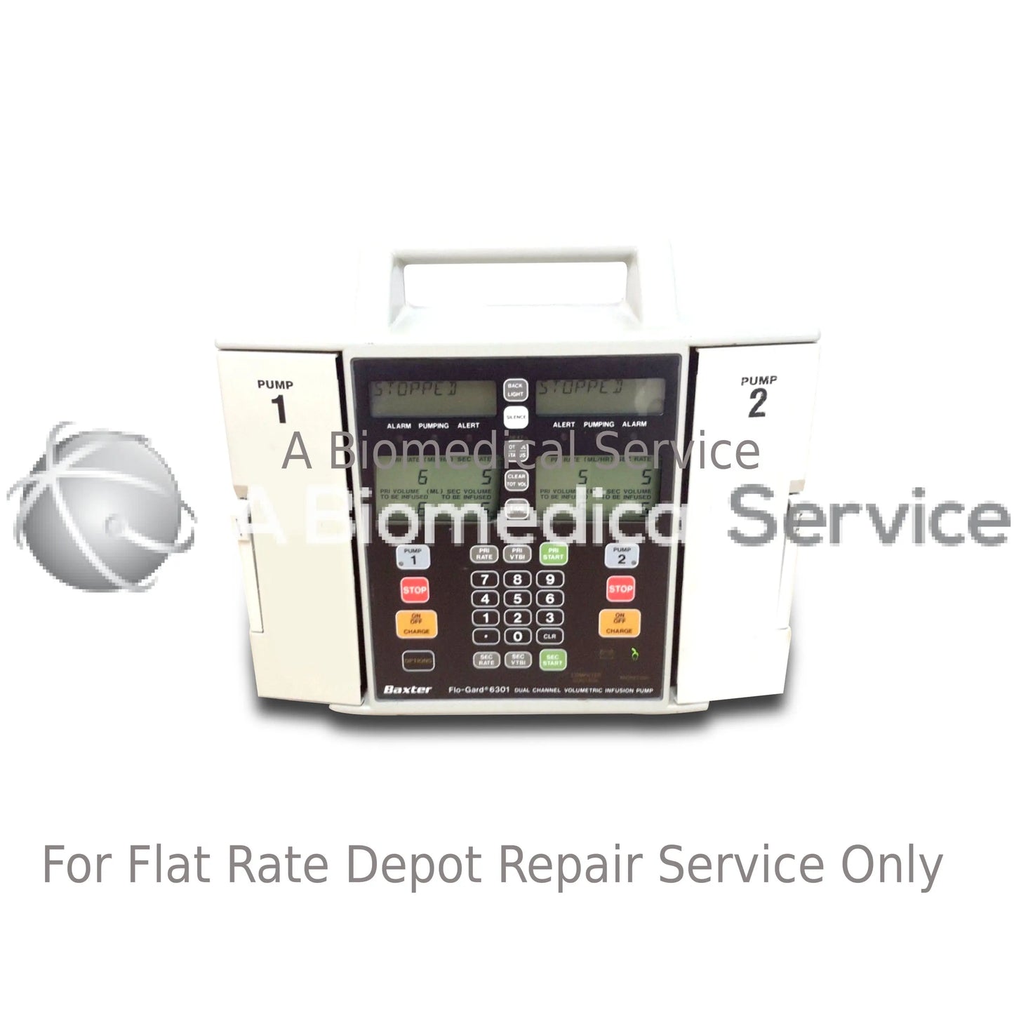 Baxter Flo-Gard 6301 Infusion Pump Repair Service Baxter
