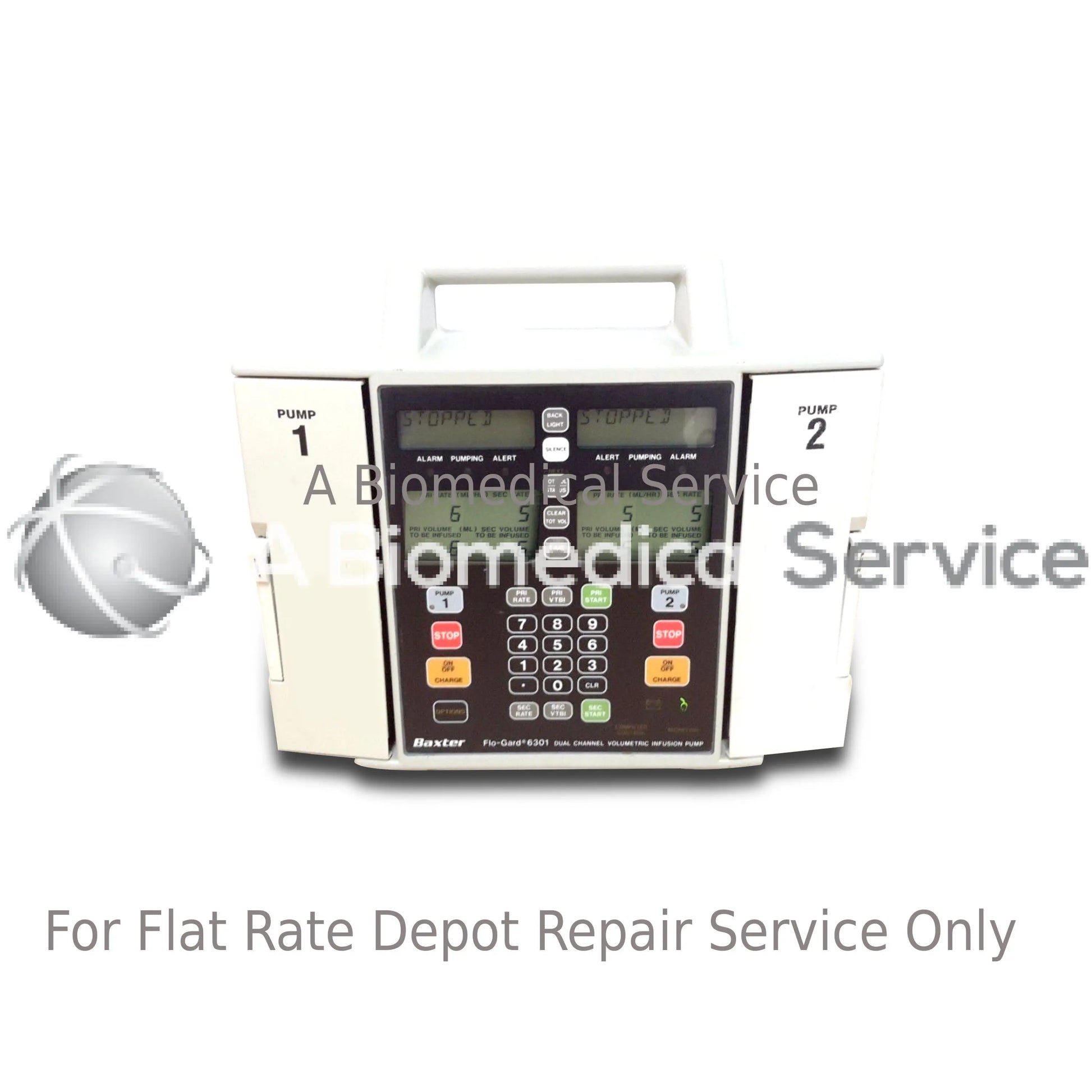 Baxter Flo-Gard 6301 Infusion Pump Repair Service Baxter