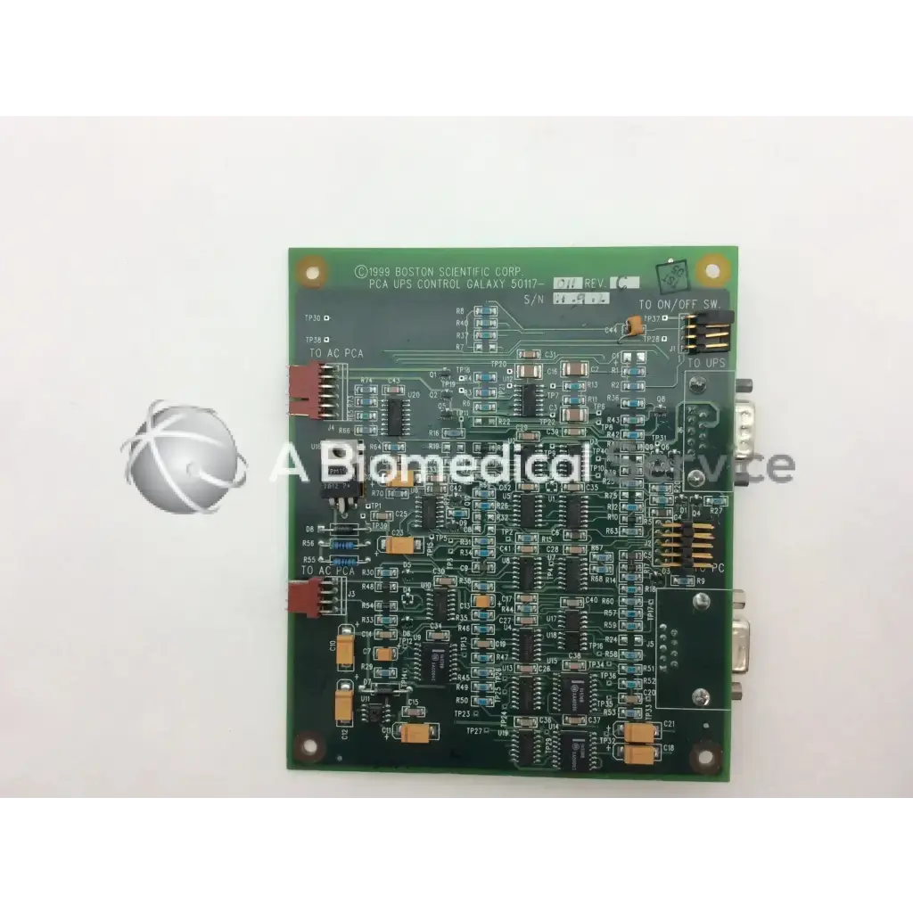 Load image into Gallery viewer, A Biomedical Service Boston Scientific 50116-002 50117-011 Rev C A/W VER.AA PCA UPS Control Board 