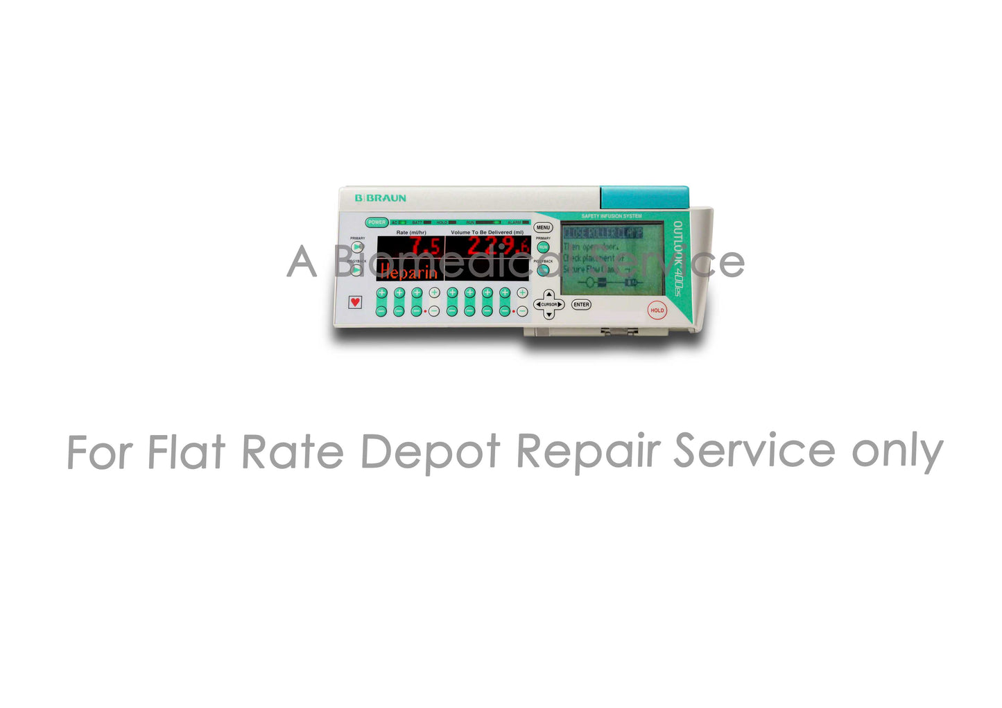 Braun Outlook Infusion Pump Repair Service B Braun