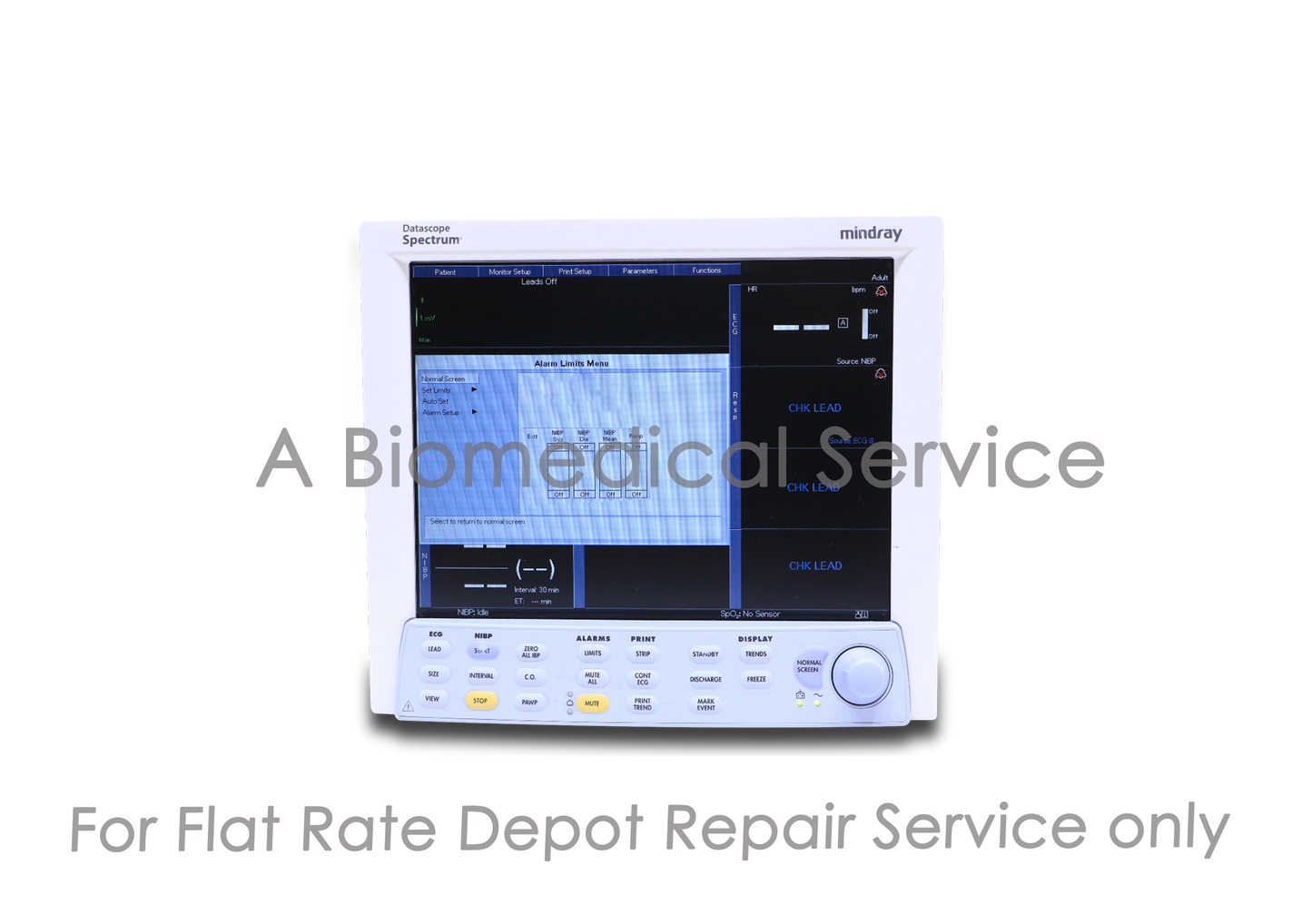 Datascope Spectrum OR Patient Monitor Repair Service Datascope