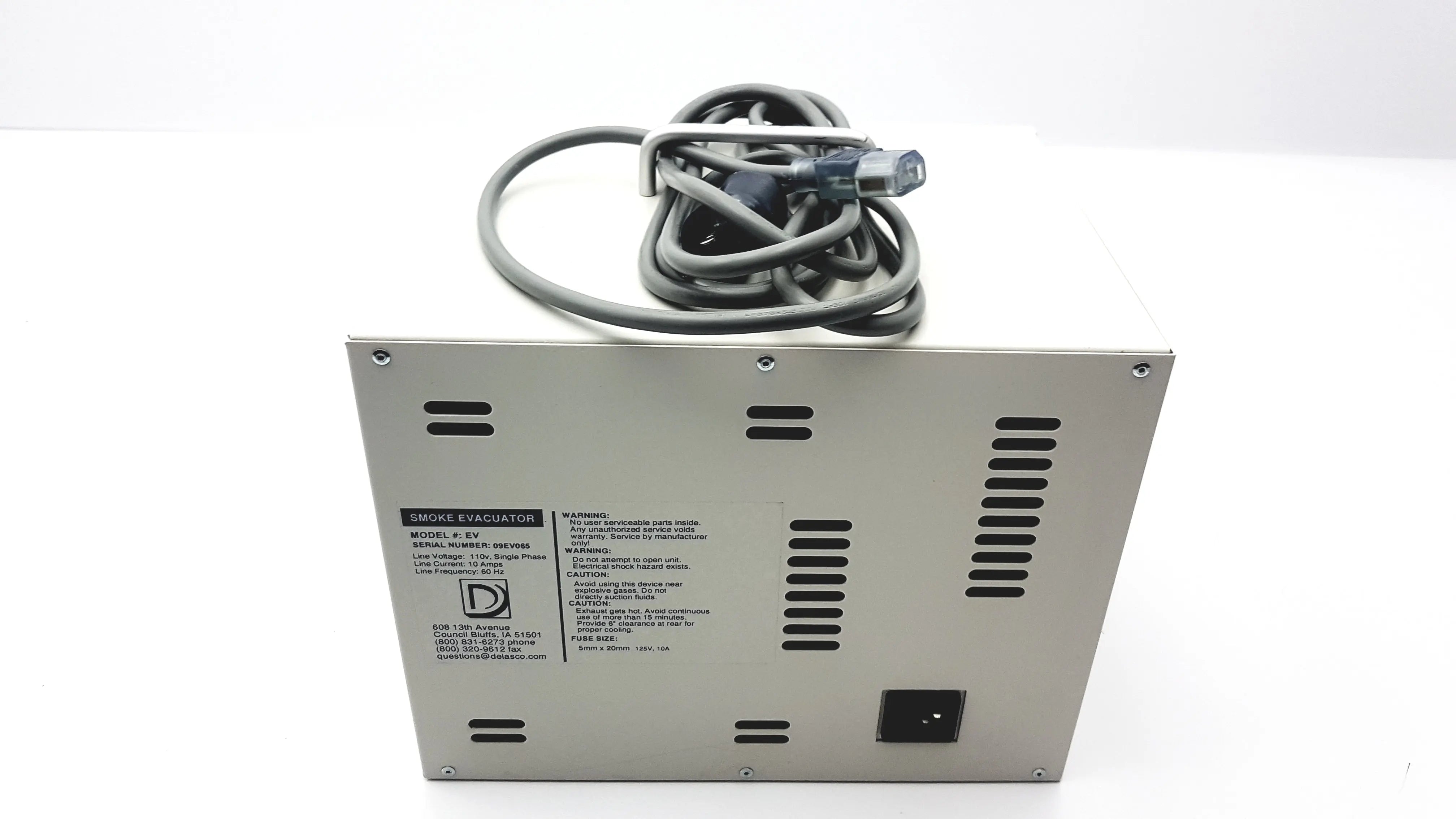 Load image into Gallery viewer, A Biomedical Service Delasco Model EV Smoke Evacuator  09EV065 