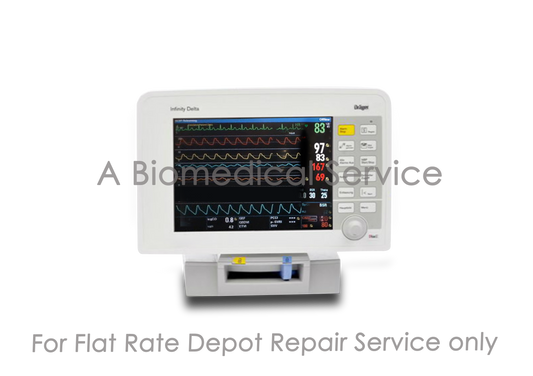 Drager Infinity Delta Patient Monitor Repair Service Drager