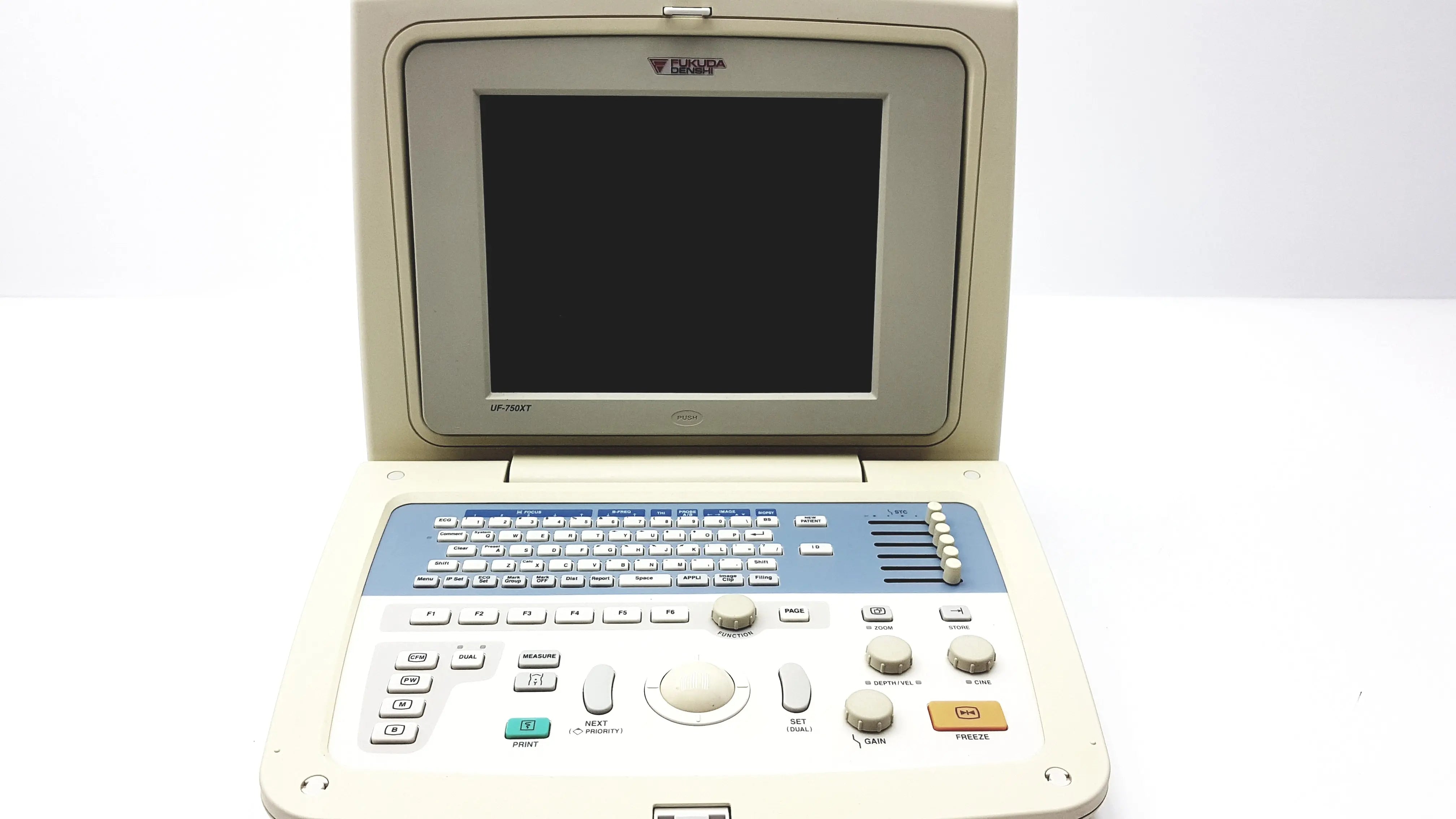 Load image into Gallery viewer, A Biomedical Service Fukuda Denshi UF-750XT Portable Ultrasound System 780.00