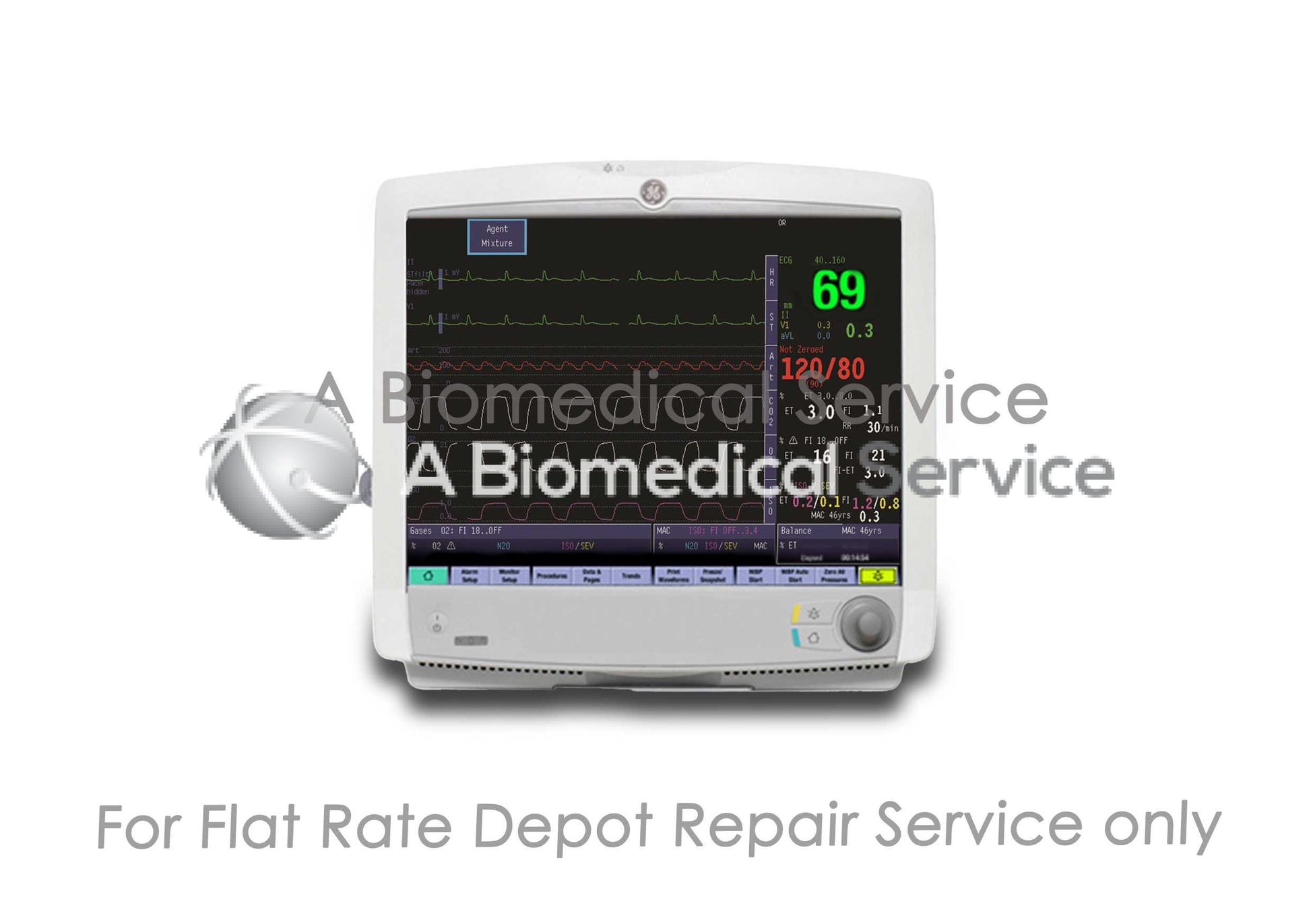 GE B40 ECG and Multiparameter Monitor Repair Service GE