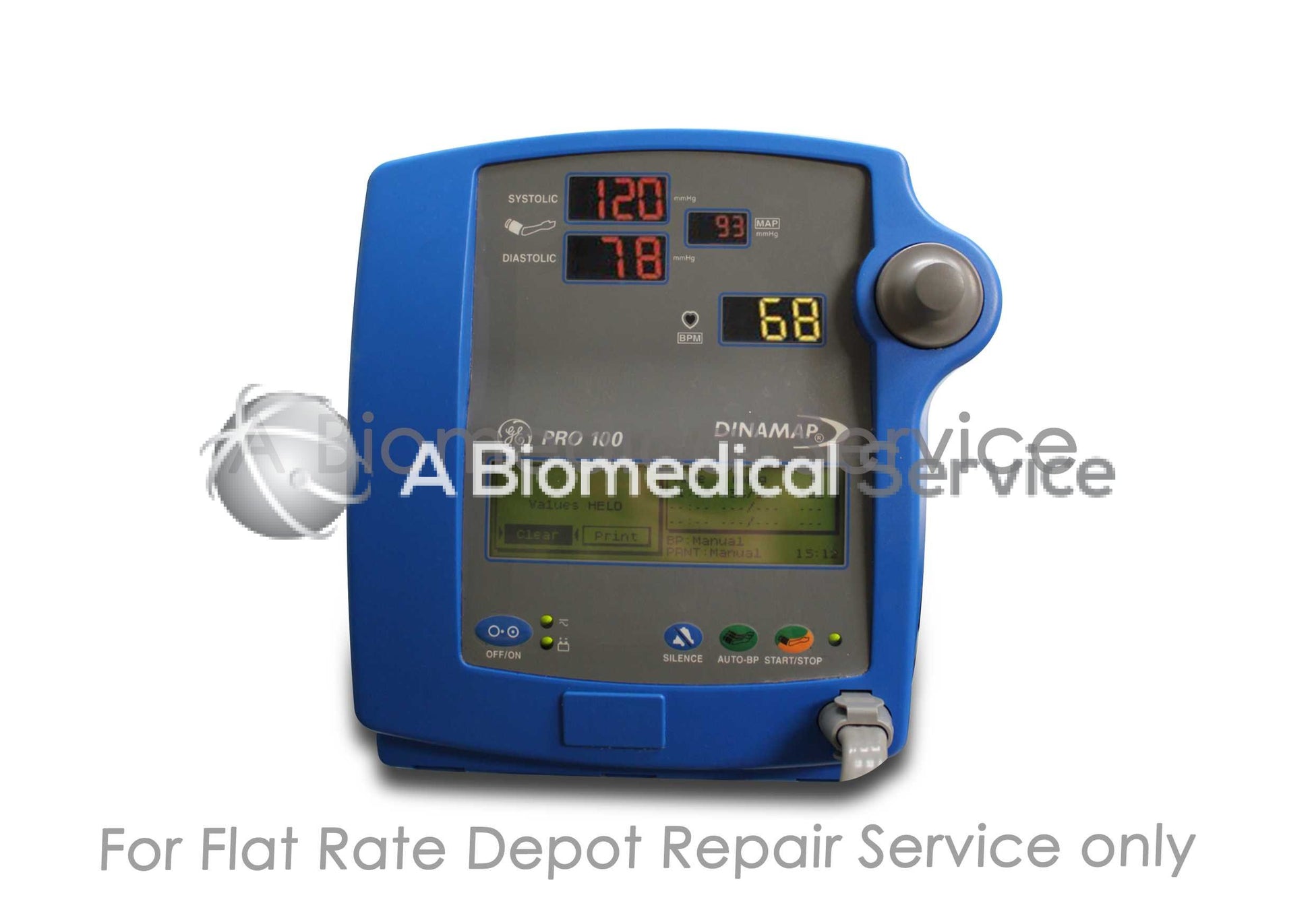 GE Critikon Dinamap Pro 100 Vital Signs Monitor Repair Service GE