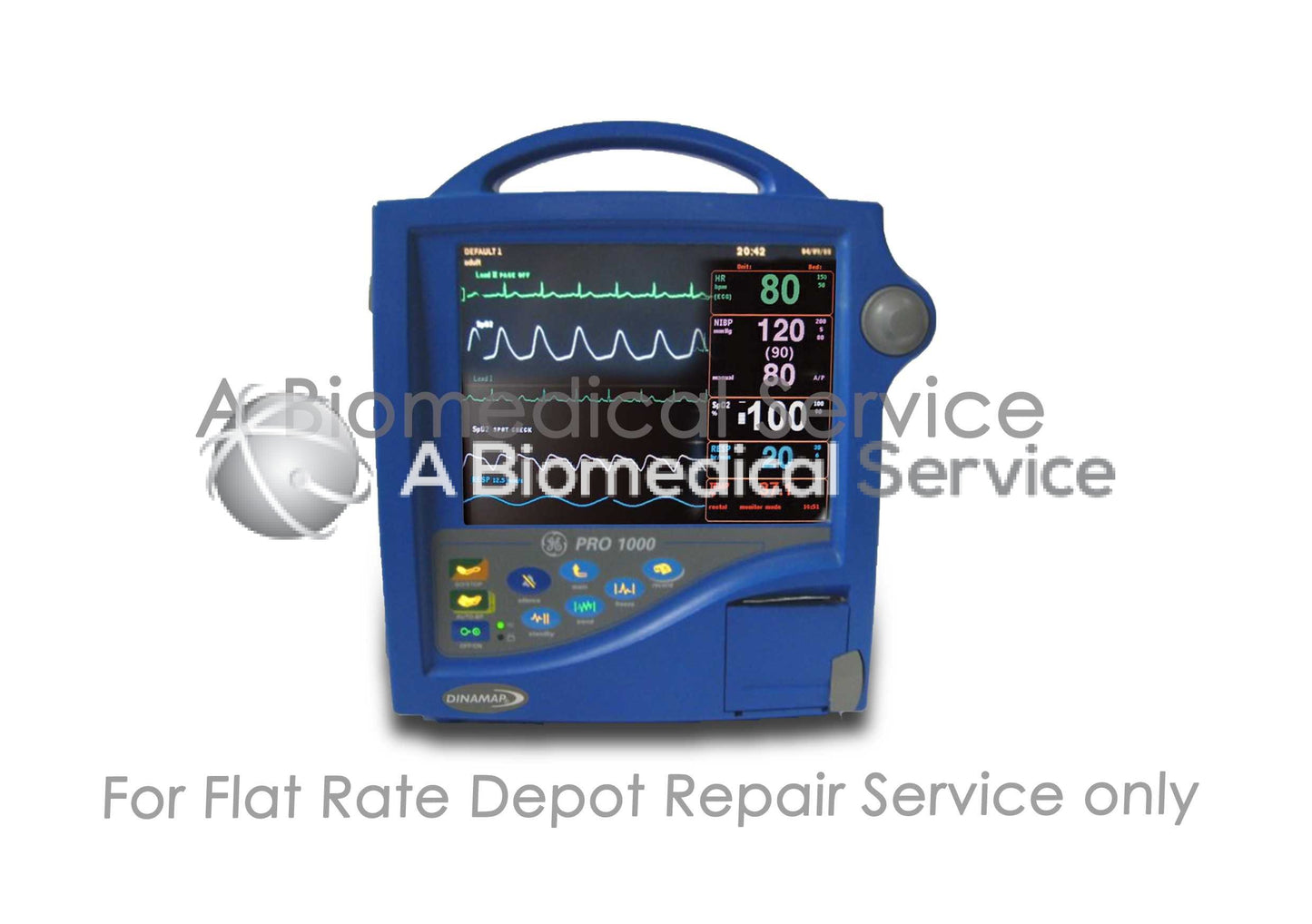 GE Critikon Dinamap Pro 1000 Patient Monitor Repair Service GE