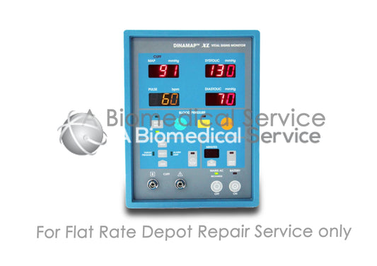 GE Critikon Dinamap XL Vital Signs Monitor Repair Service GE