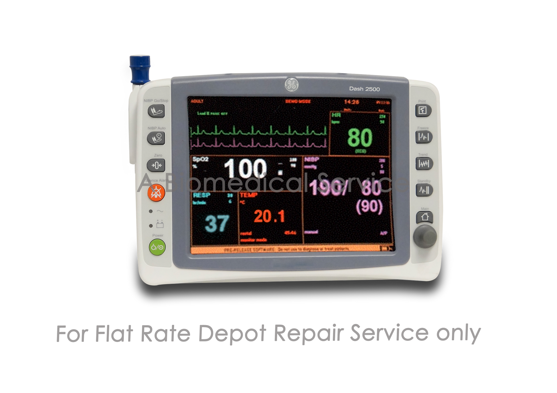 GE Dash 2500 Patient Monitor Repair Service GE