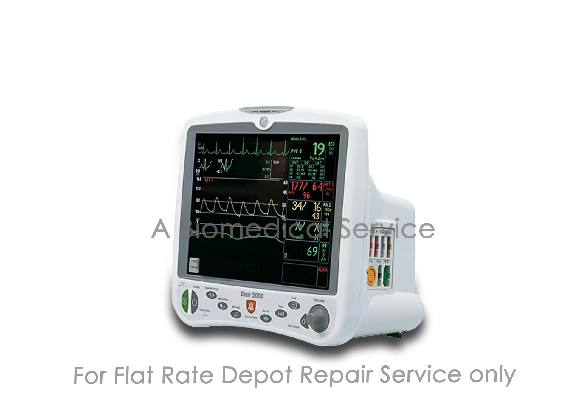 GE Dash 5000 Patient Monitor Repair Service GE