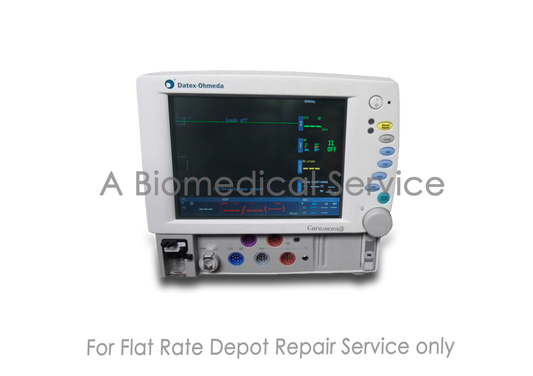 GE Datex-Ohmeda Cardiocap/5 Anesthesia Monitor Patient Monitor Repair Service GE