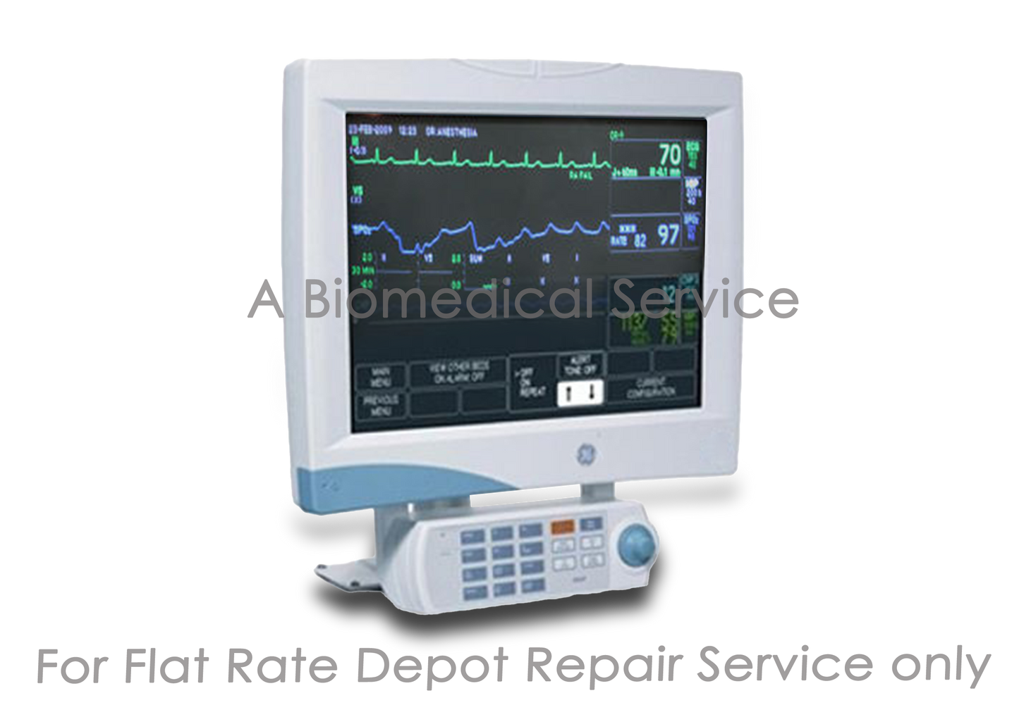 GE Solar 8000i Anesthesia Patient Monitor Repair Service GE