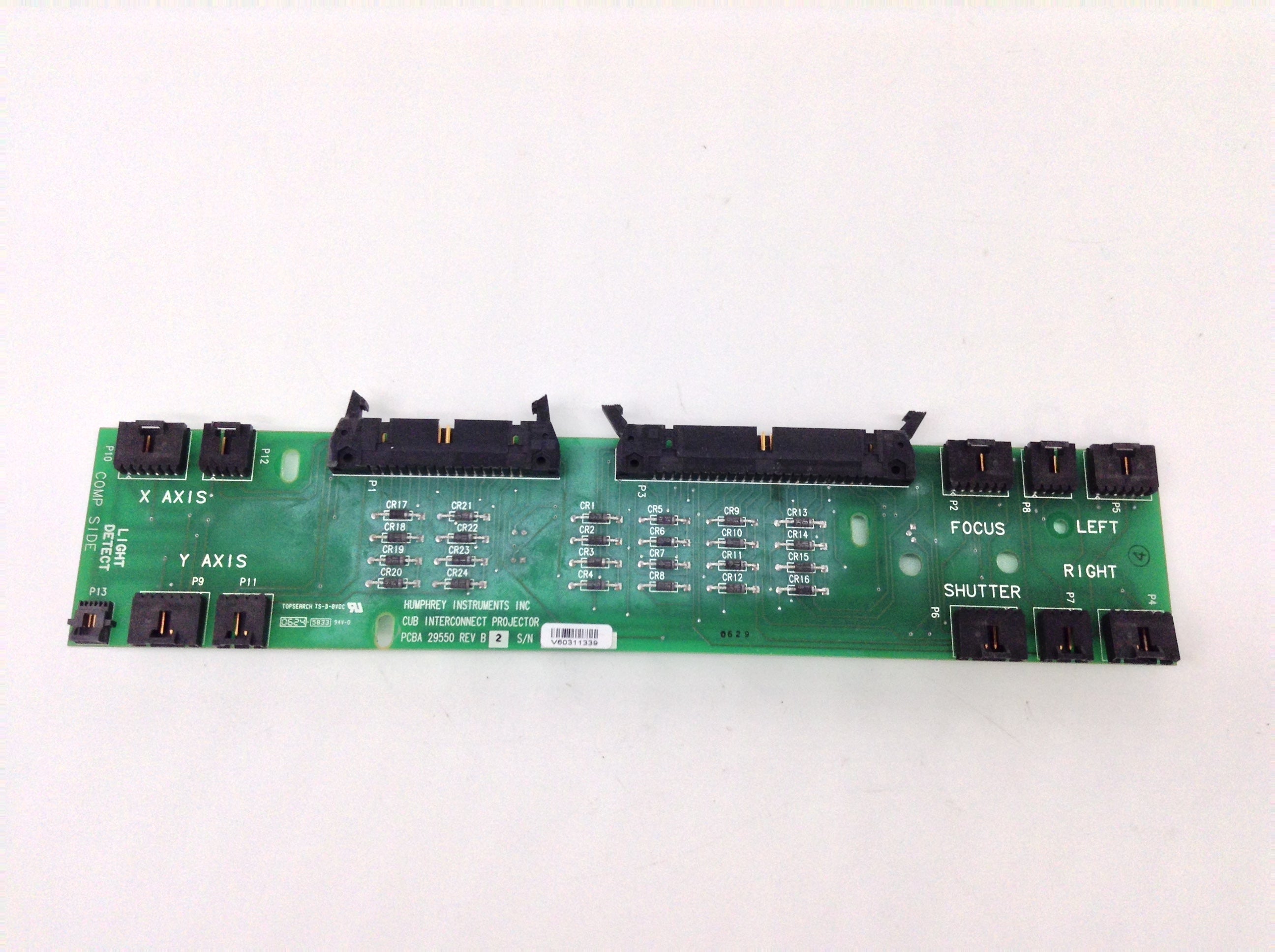 Load image into Gallery viewer, A Biomedical Service ZEISS/HUMPHREY 740 , CUB interconnect projector , PCBA 29550 , Rev B . Visual Field Analyzer 225.00