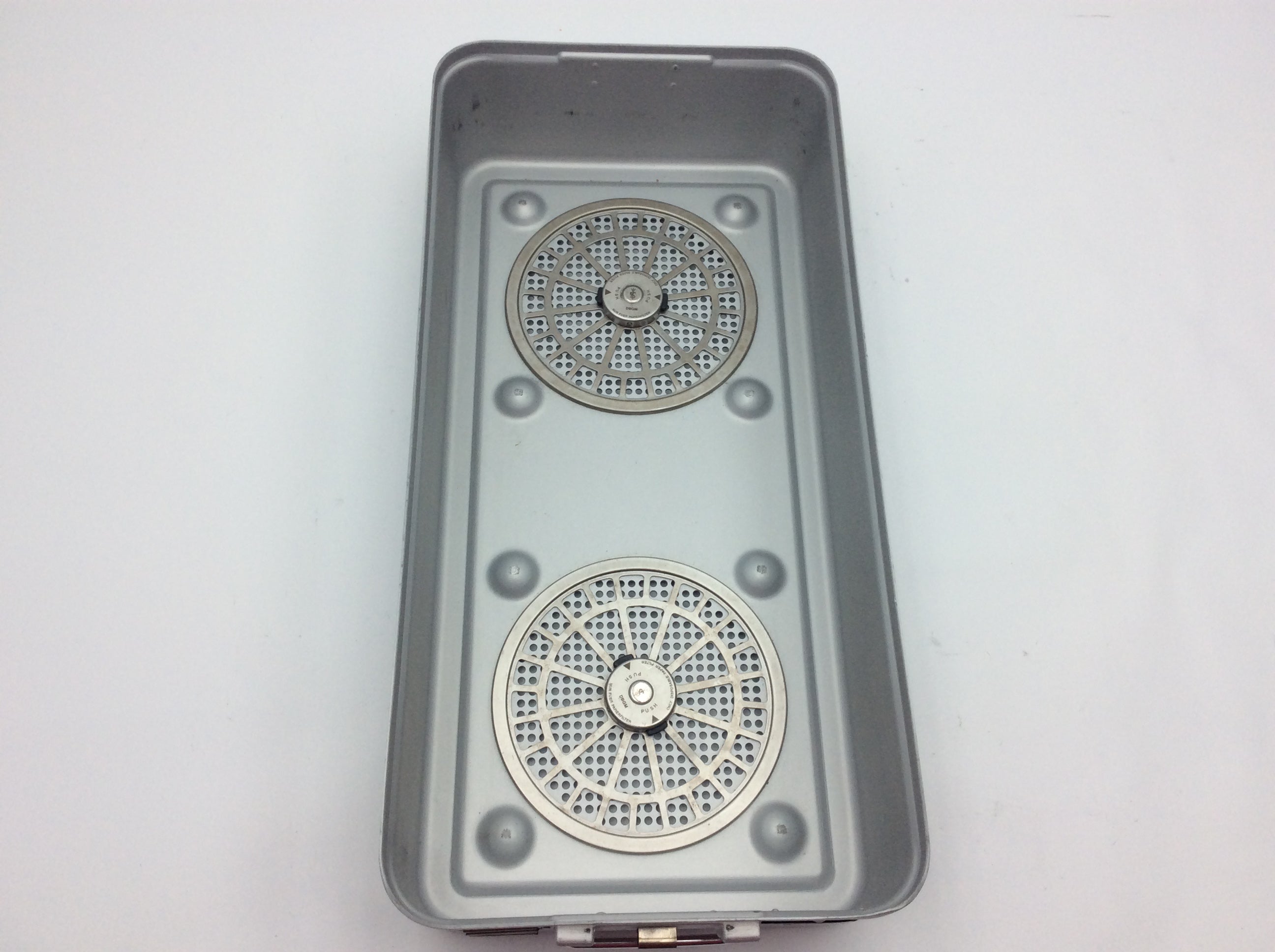 Load image into Gallery viewer, A Biomedical Service Aesculap Sterilization Lid JE601 Sterile Full Size Container JK821 Plates JK100 180.00