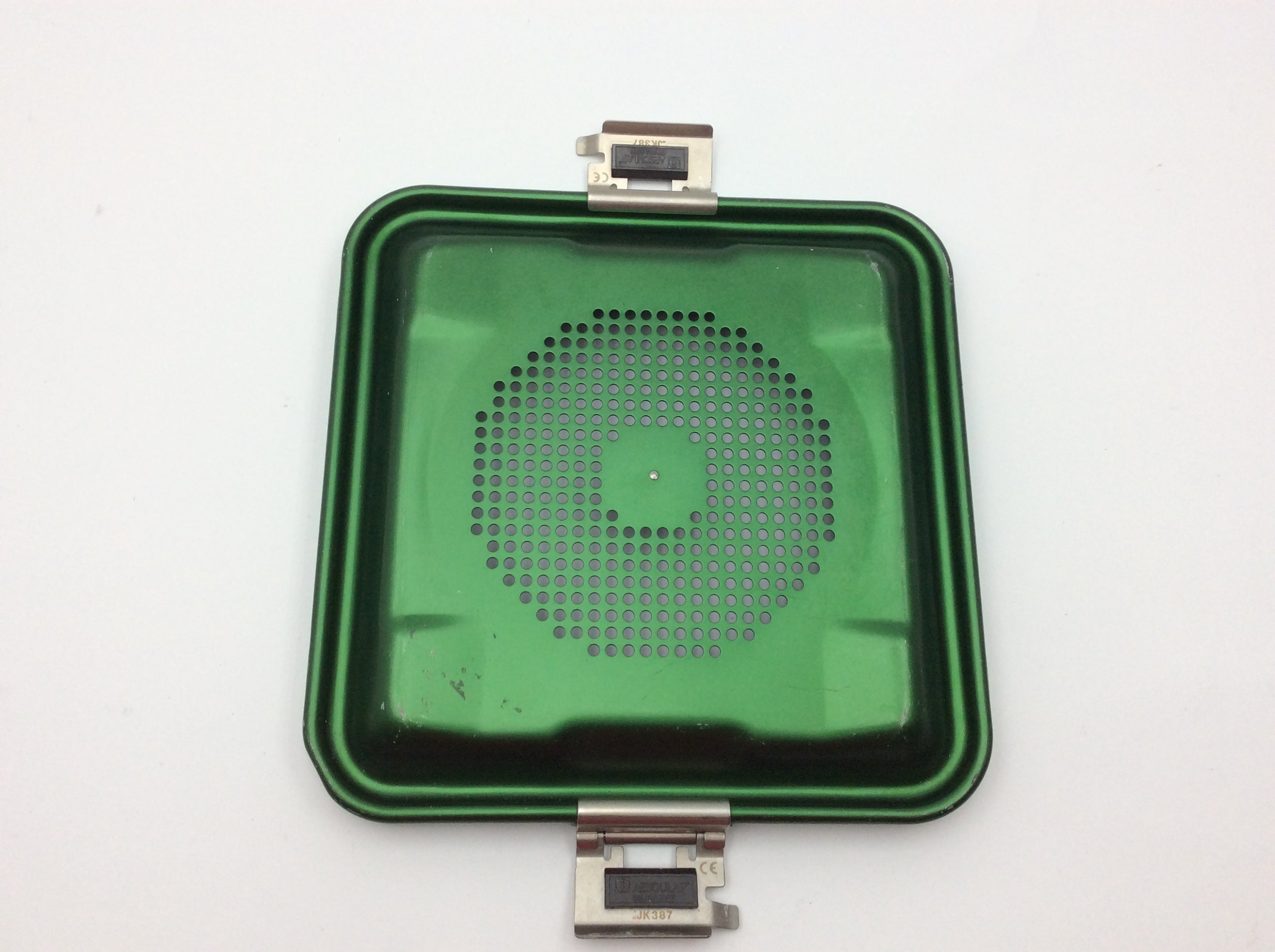 Load image into Gallery viewer, A Biomedical Service Aesculap JN341 Half-Size Perforated Retention Plate Sterilization Container w/ JK387 case 175.00