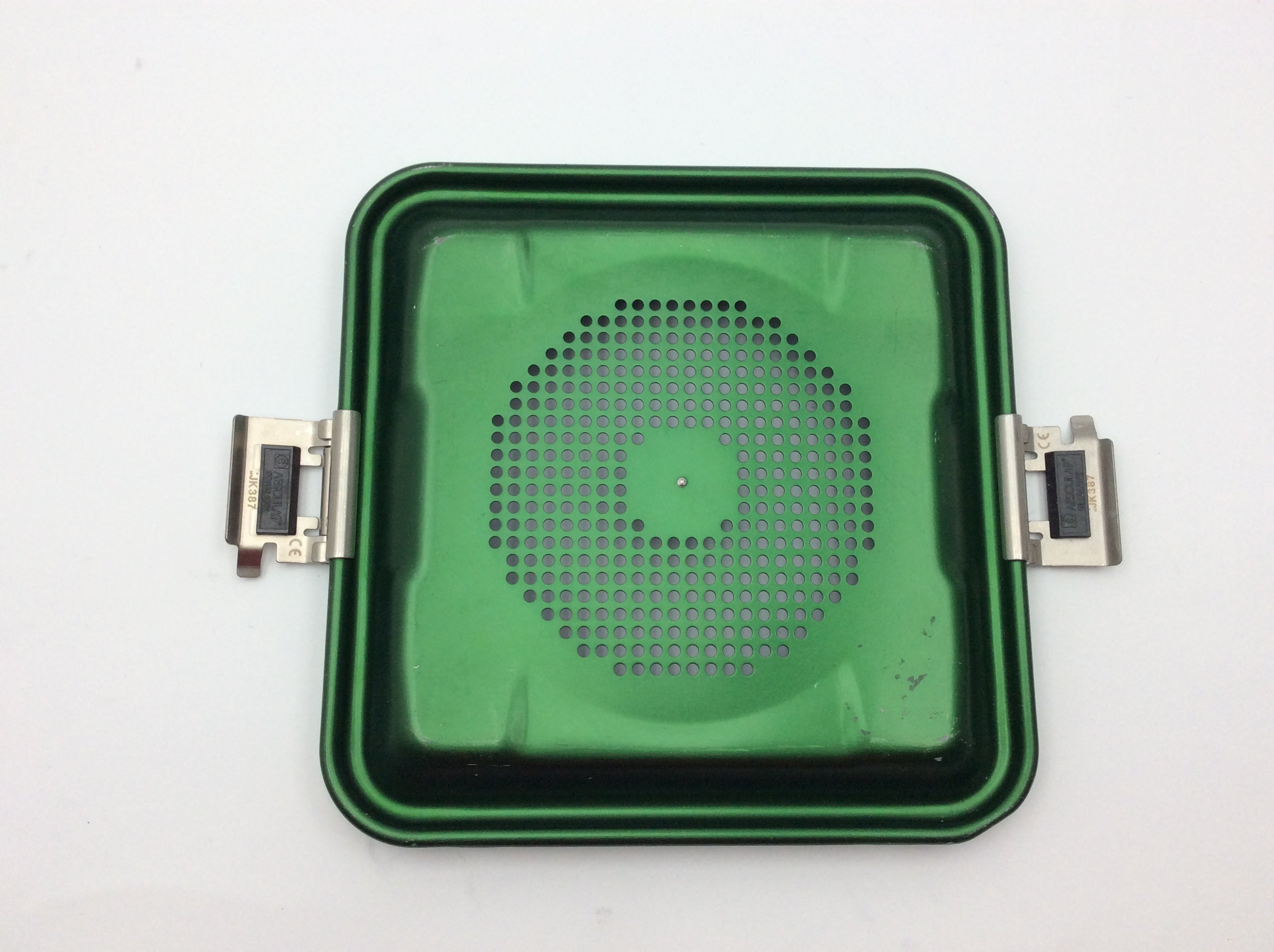 Load image into Gallery viewer, A Biomedical Service Aesculap JN341 Half-Size Perforated Retention Plate Sterilization Container w/ JK387 case 175.00