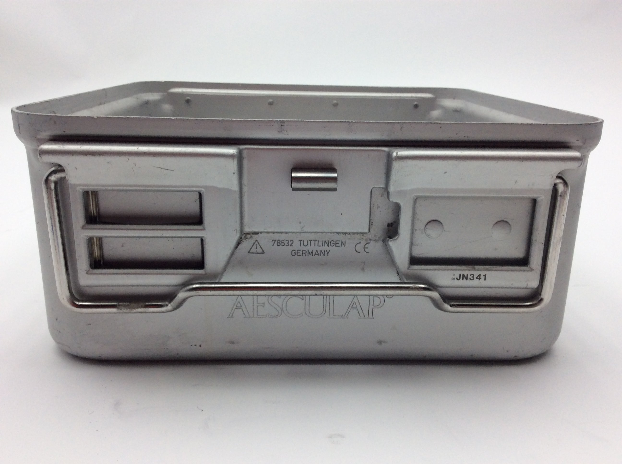 Load image into Gallery viewer, A Biomedical Service Aesculap JN341 Half-Size Perforated Retention Plate Sterilization Container w/ JK387 case 175.00
