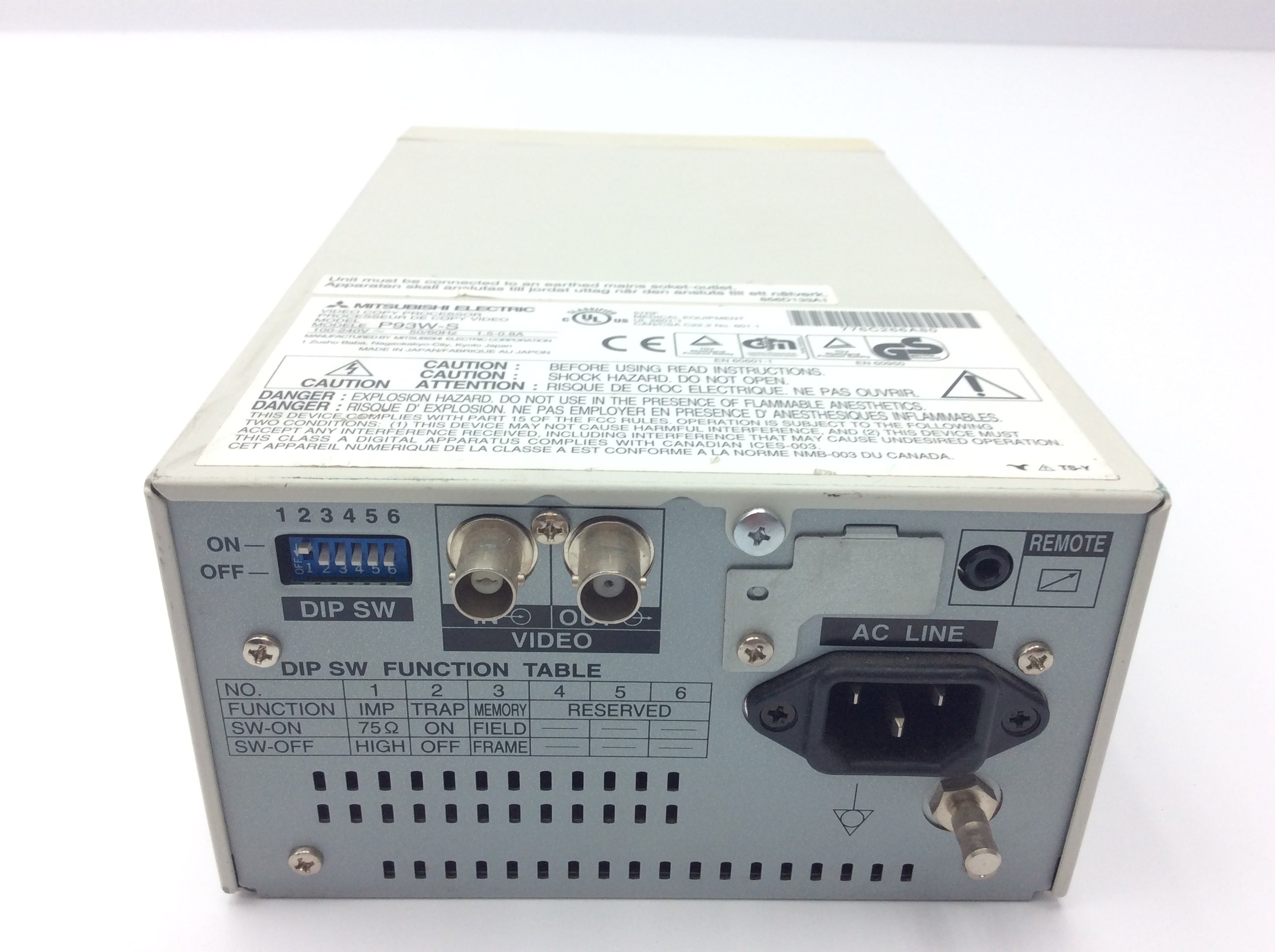 Load image into Gallery viewer, A Biomedical Service Mitsubishi Electric P93W-S Mono Digital Medical Printer Video Copy Processor 680.00