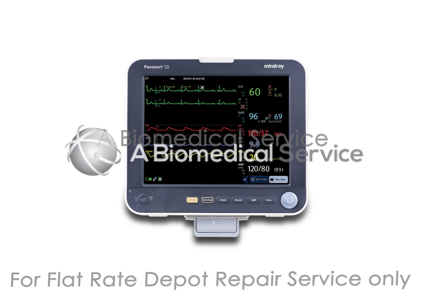 Mindray Passport 12 Patient Monitor Anesthesia Monitor Repair Service Mindray